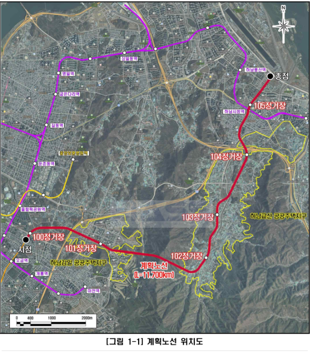 송파하남선 노선도 및 정거장 위치도..png