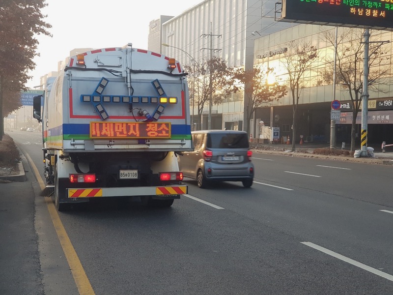 하남시, 내년 3월까지 미세먼지 계절관리제 시행...5등급 차량 운행 제한