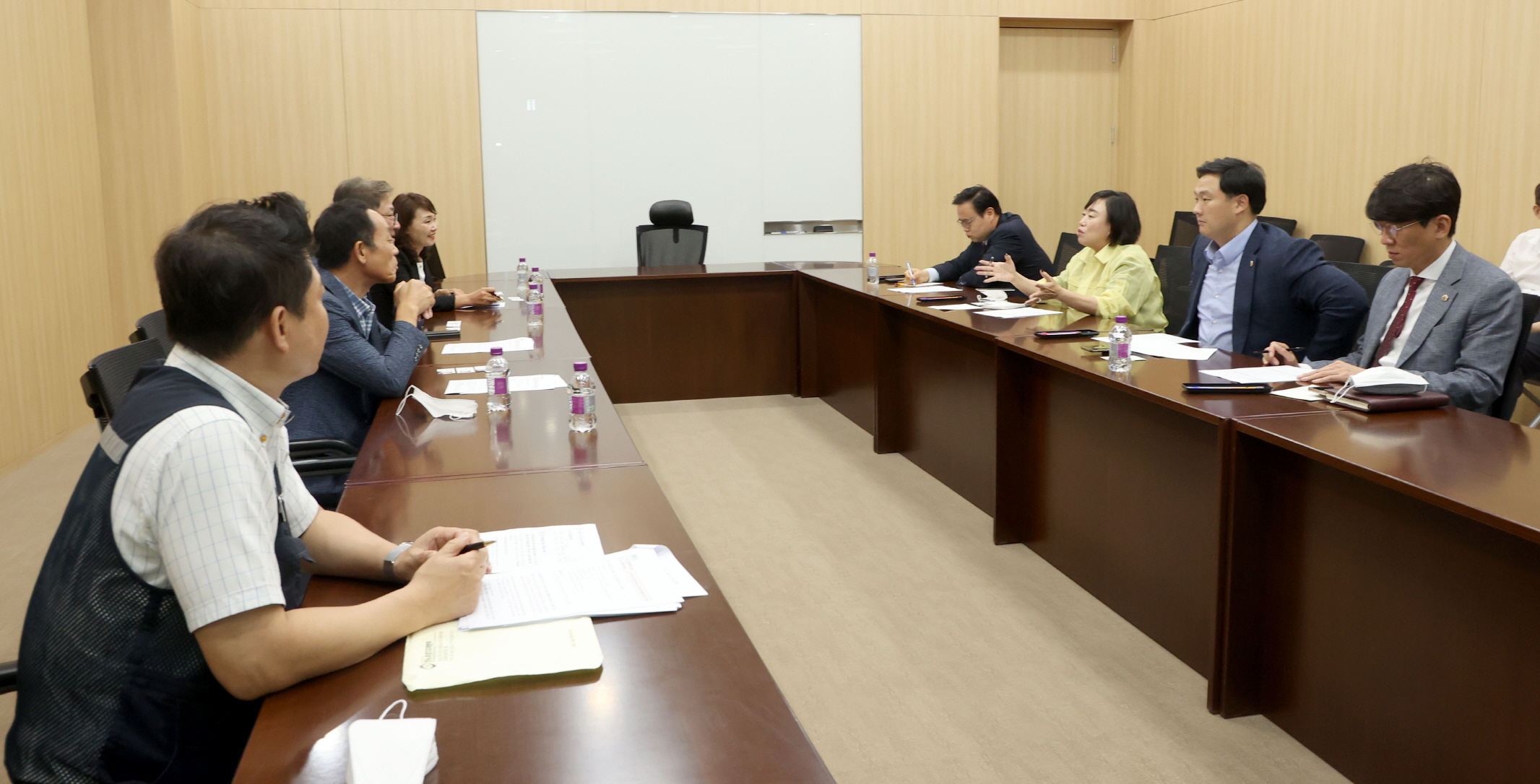 경기도의회 국민의힘 대표단, 한국노총과 간담회