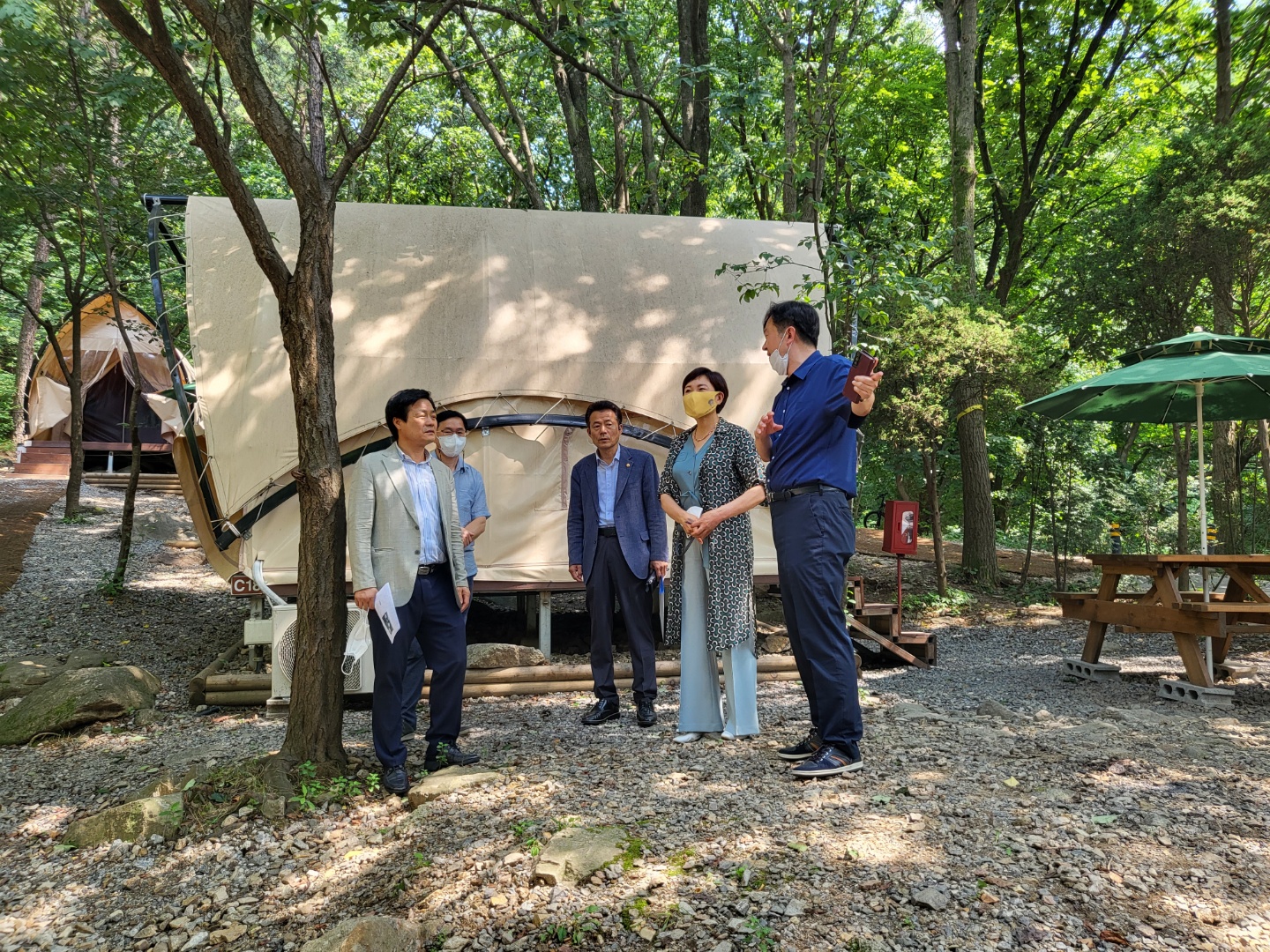 경기도의회 문형근의원, 김성수의원, 이채명의원  “ 시민의 안전을 위한 병목안캠핑장 현장 점검”