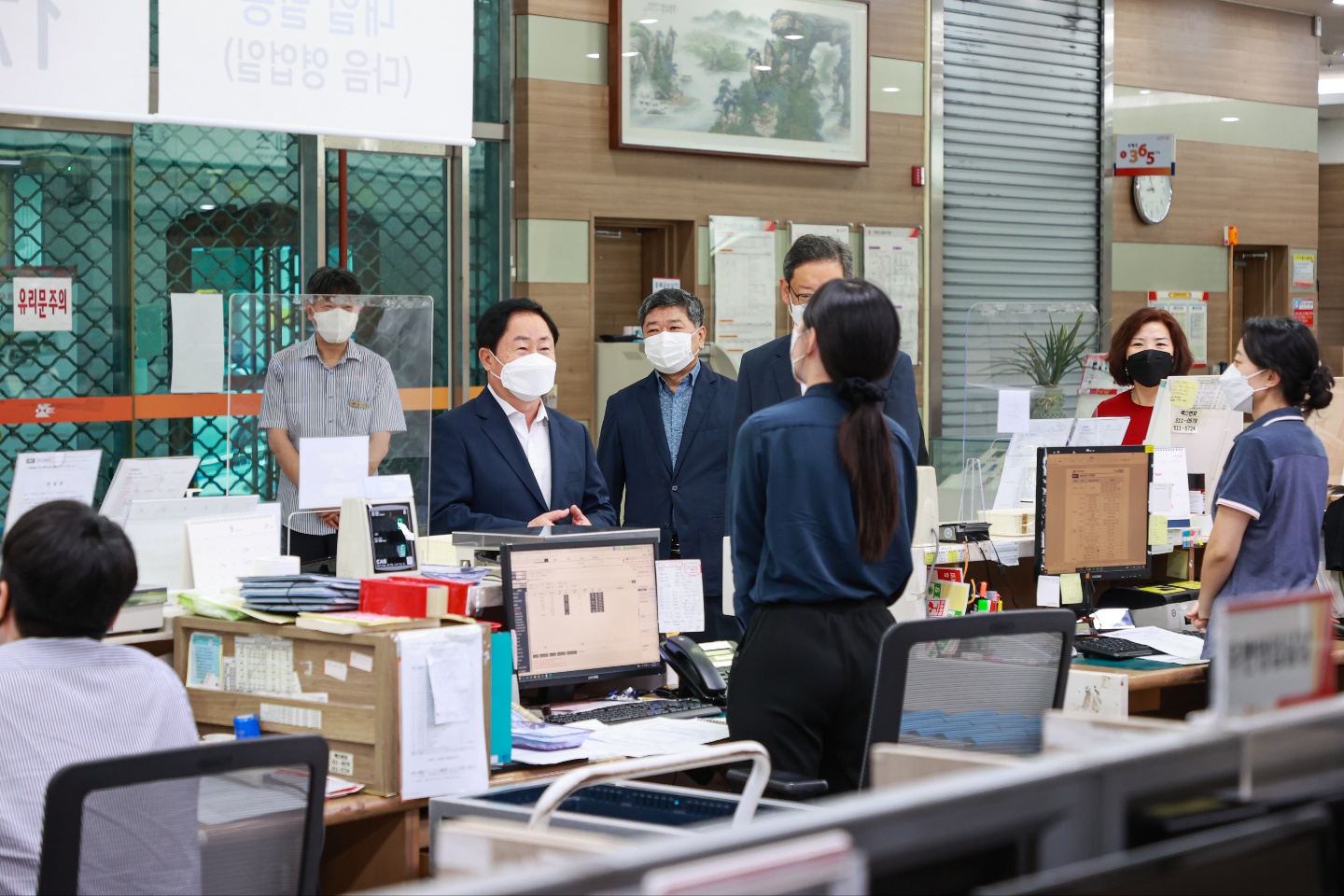 주광덕 남양주시장, 남양주우체국 방문 격려