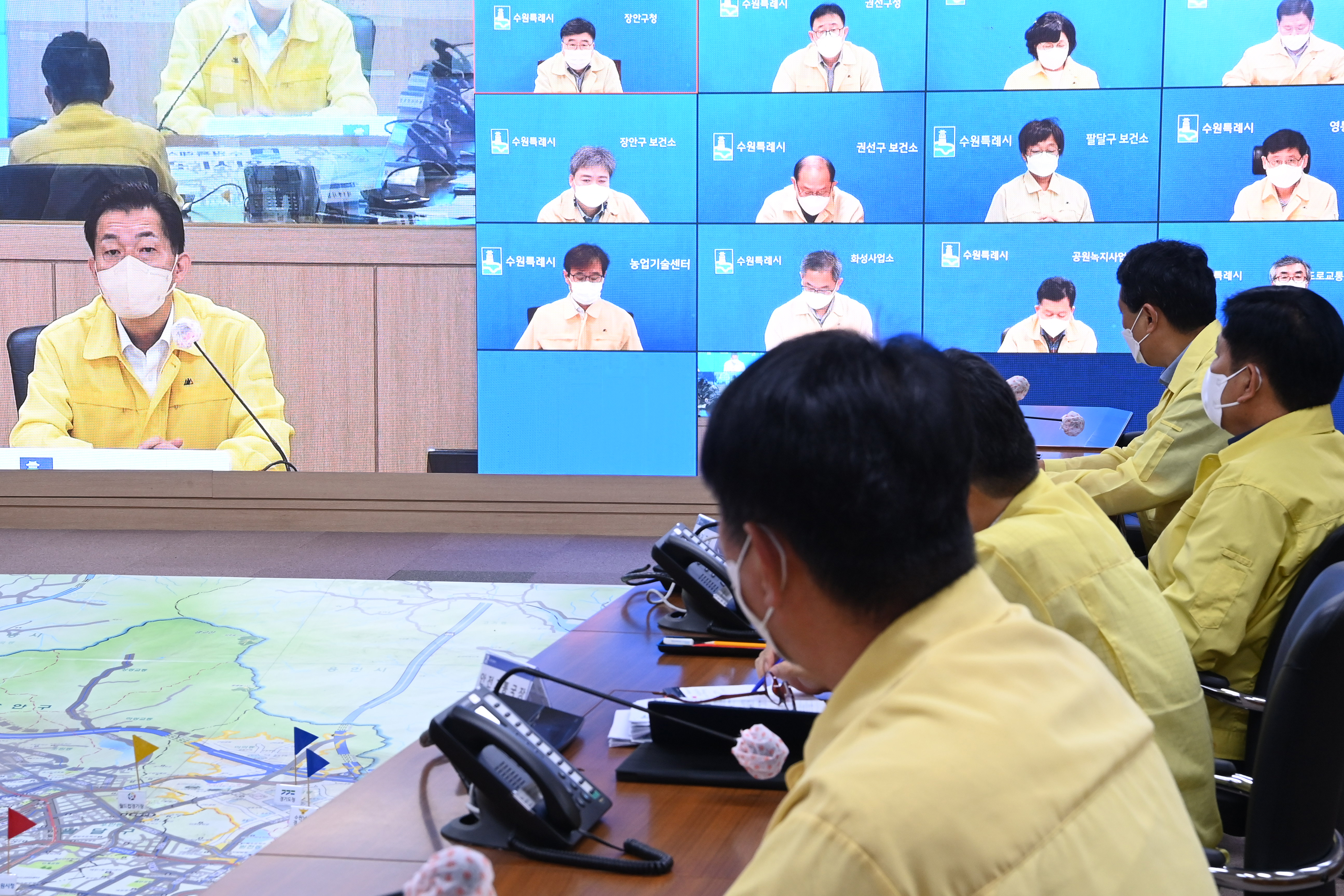 이재준 수원특례시장, 제11호 태풍 힌남노 북상 대비 준비상황 보고회’ 주재하고, 철저한 대비 당부