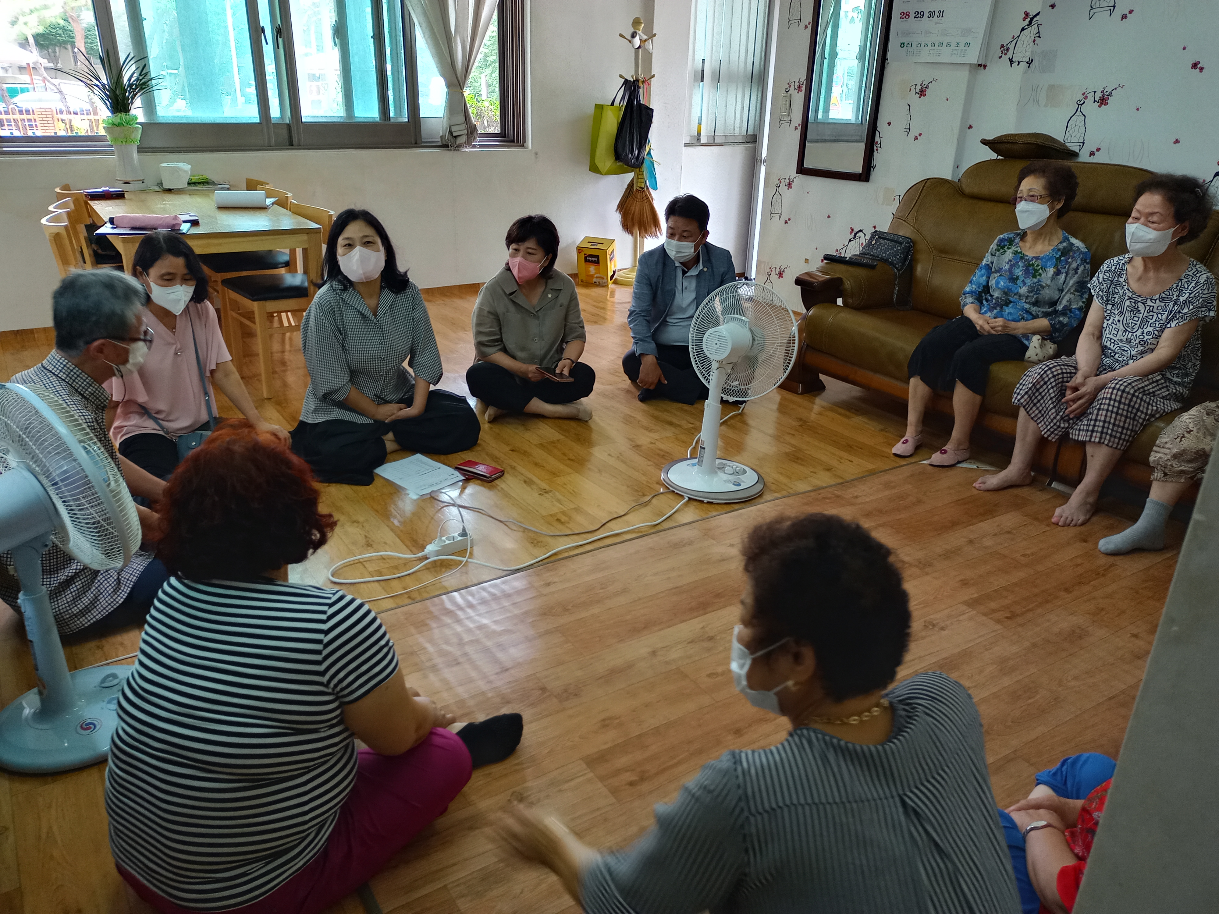 양주시 진건읍, 경로당 순회를 통한 복지 행정 구현