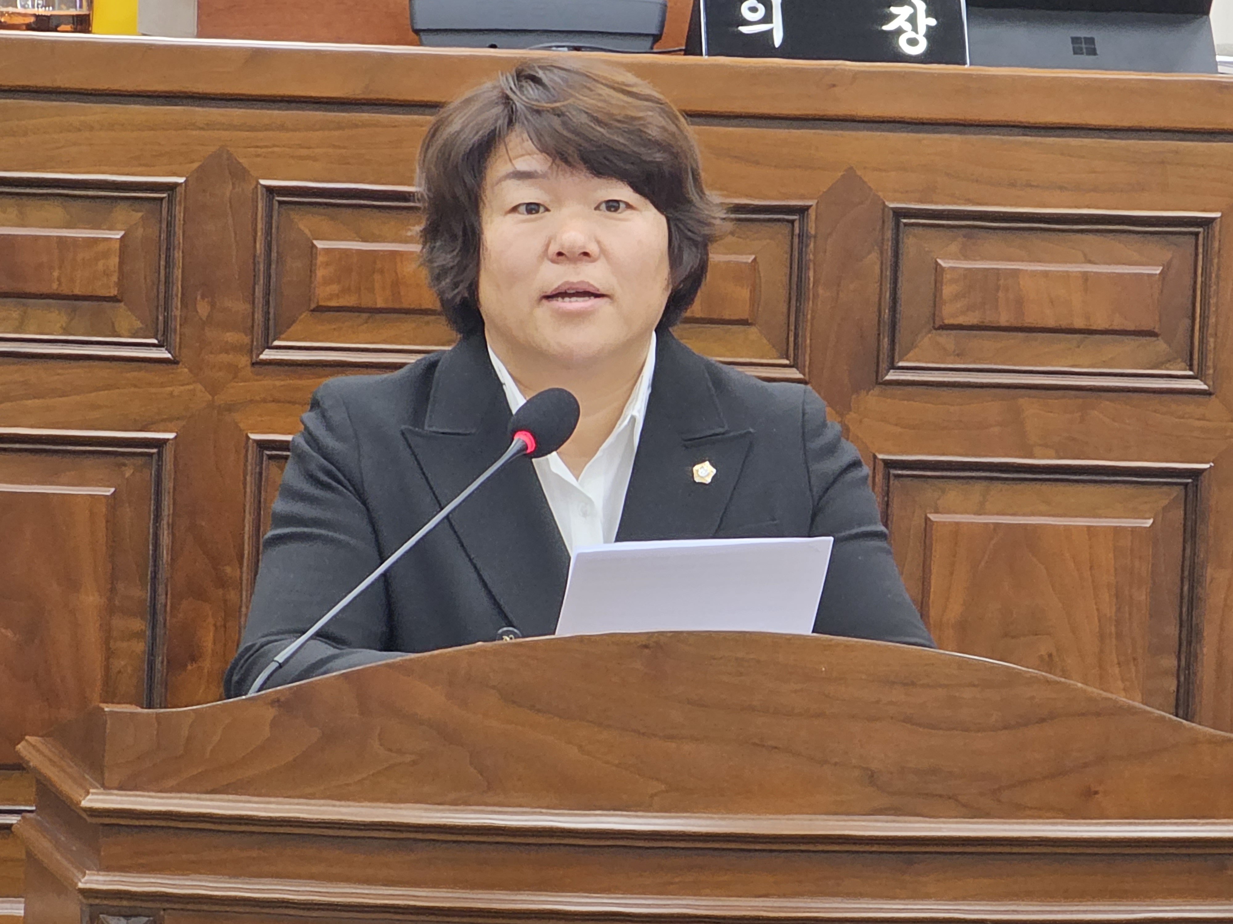 박선미 시의원, 도로 말뚝 사건...“민-민 갈등 불씨, 시가 결자해지하라”