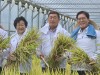송석준 국회의원, 임금 표 이천 쌀 첫 벼 베기 행사 전격 방문...농민 격려해